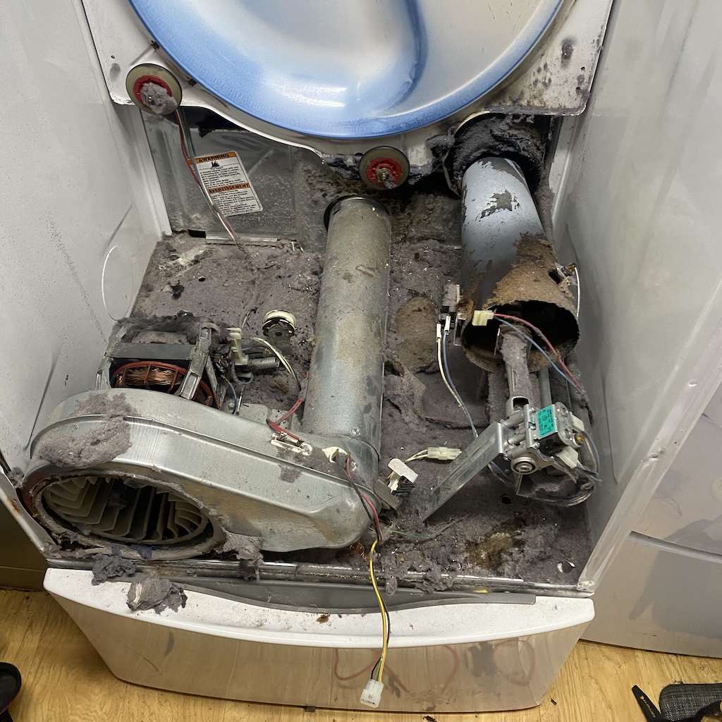 dirty dryer, Renton, WA